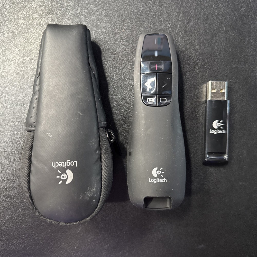 Logitech R400 Wireless Presenter Remote Laser Pointer