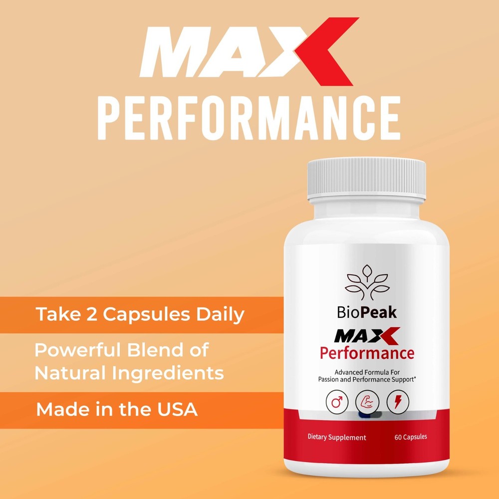 (3 Pack) Biopeak MAX for Men, Bio Peak MAX Advanced Male Support Pills