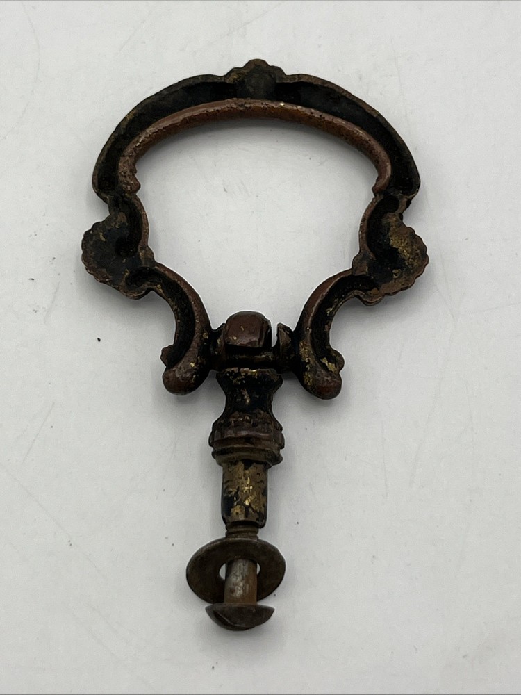 Antique Brass Copper Drawer Pull Drop Ring Pull Knob