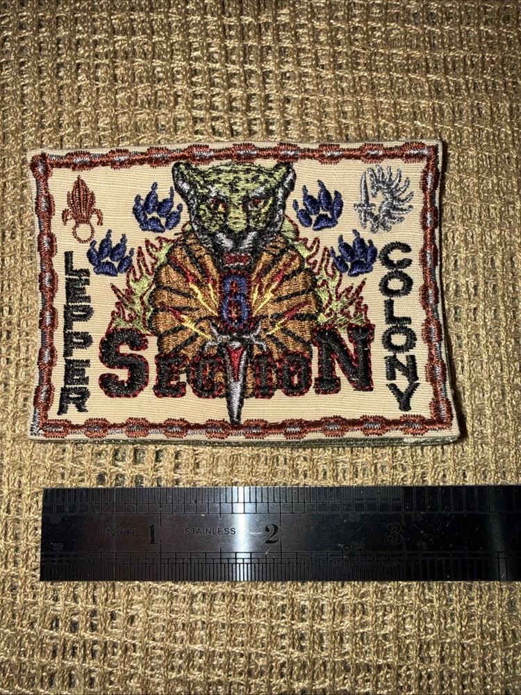 French Foreign Legion LEPPER COLONY 8 Section Commando Tan Afgan War Patch