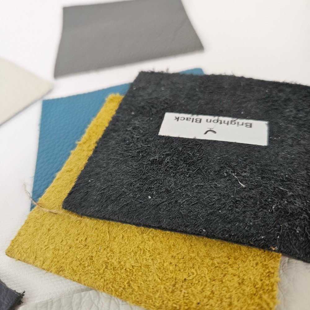 JOYBIRD Leather Samples 3” Square Pieces Set of 7