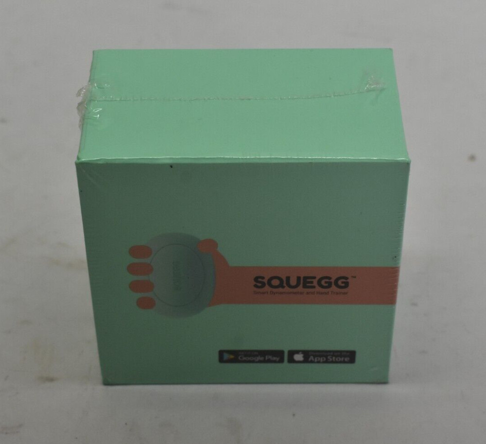 Squegg Smart Hand Dynamometer & Hand Trainer Mint Green New
