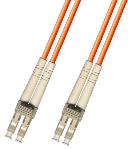30 Meter Multimode Duplex Fiber Optic Cable (62.5/125) LC-LC Orange