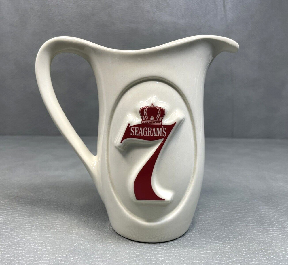 Seagram 7 Ceramic Scotch Whiskey Pitcher