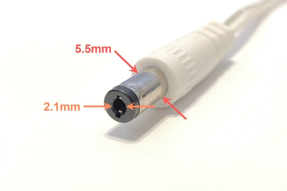 3 x AA Battery Replacement Eliminator Kit (White) for Electronic Devices