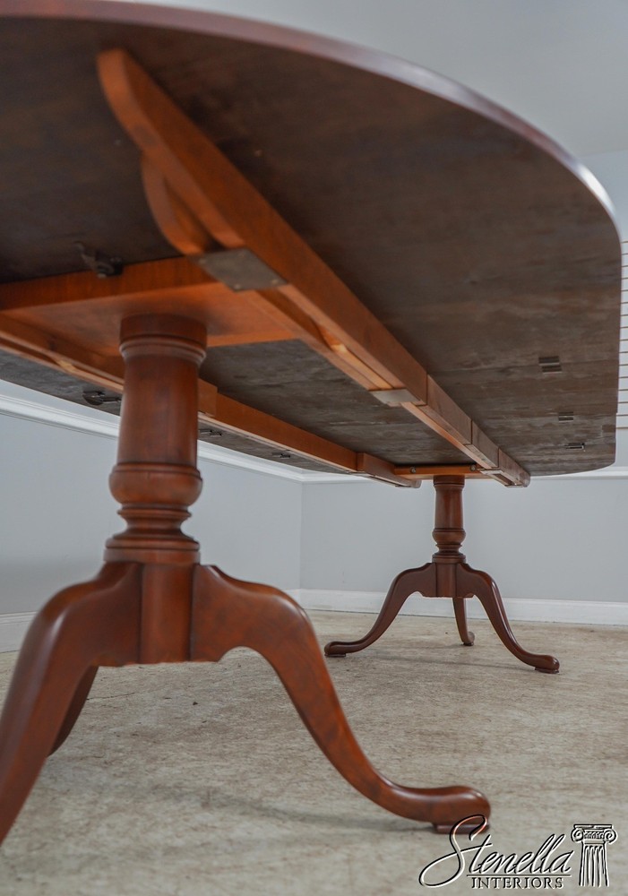 L60662: ELDRED WHEELER Cherry Bench Made Dining Room Table