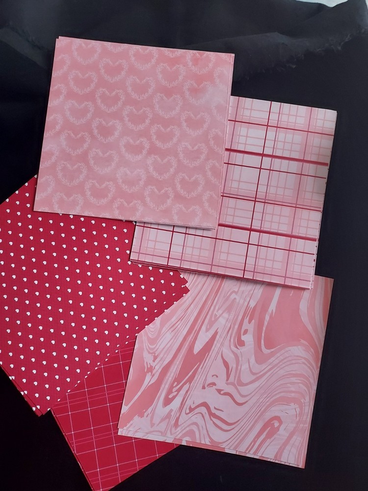 Stampin'Up! TEXTURED METALLIC SPECIALTY DSP (18) Sheets-Double Sided
