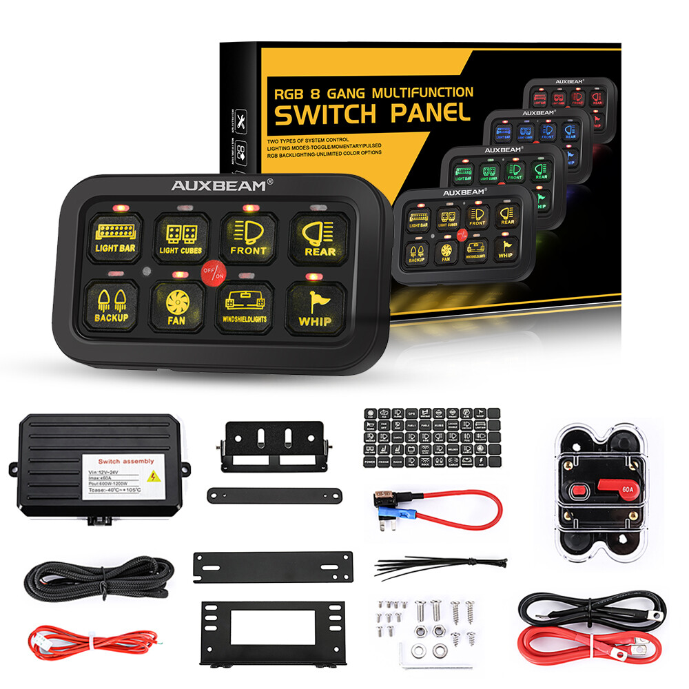 AR-800 Multifunction RGB Switch Panel w/bluetooth Controlled for Polaris RZR XP