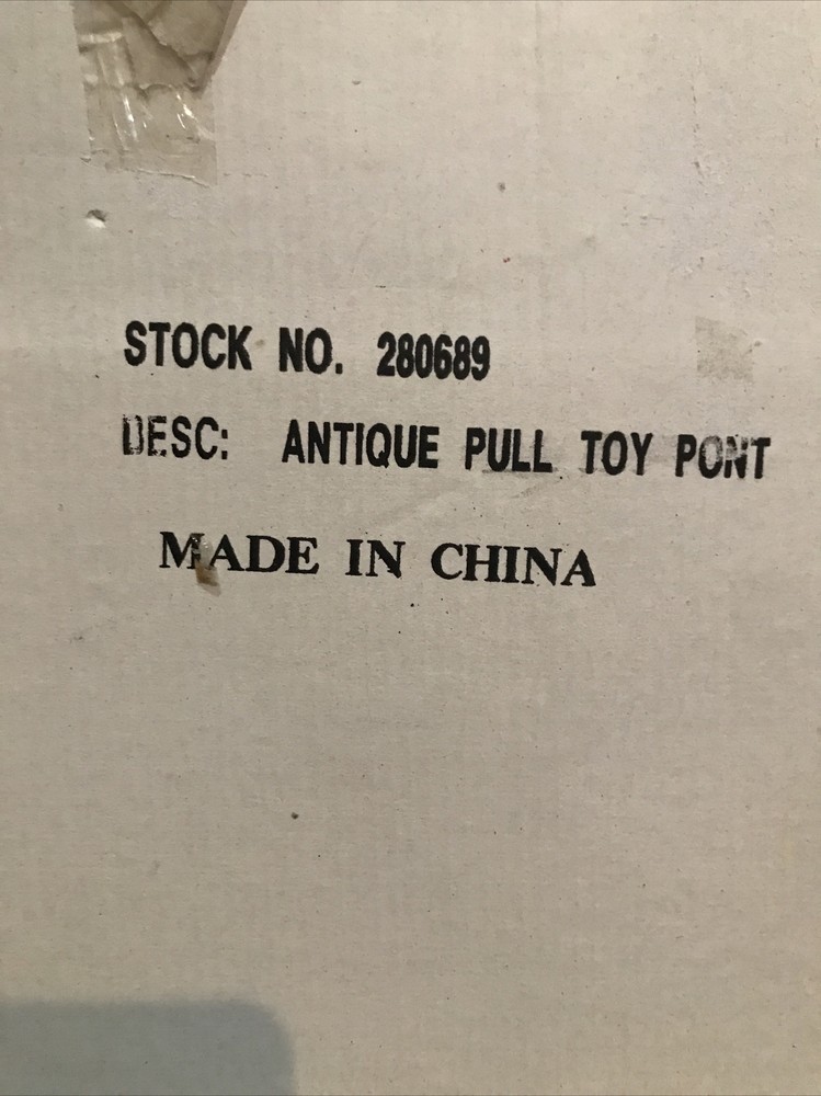 Vintage(?) Reproduction Horse Pull Toy