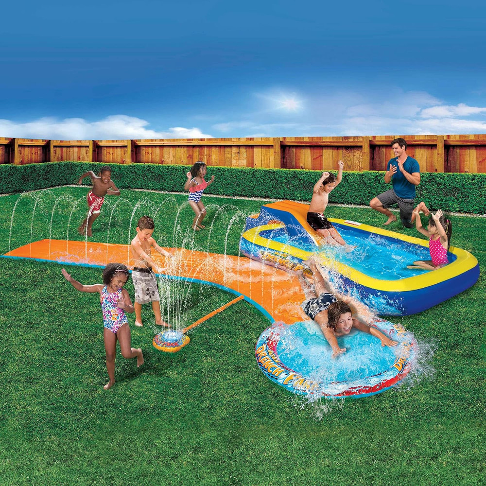 Aqua Drench 3-In-1 Splash Park, Multi