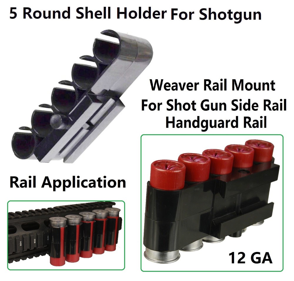 12 GA 5 Shelll Holder Weaver Mount