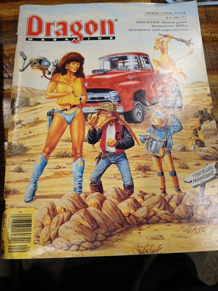 Dragon Magazine April 1988 Issue 132 TSR