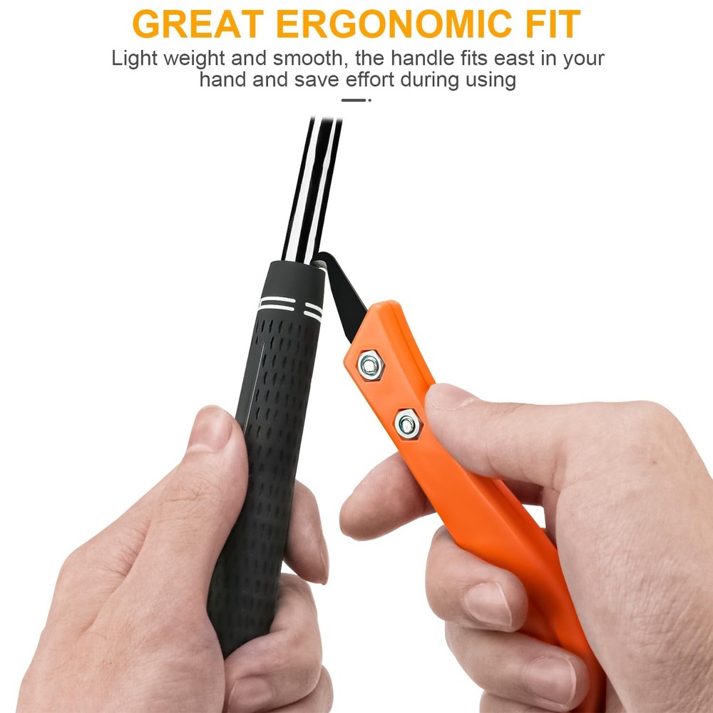 10PCS Hook Blade Knife Set, 3.4 in Double-End Golf Grip Removal Tools