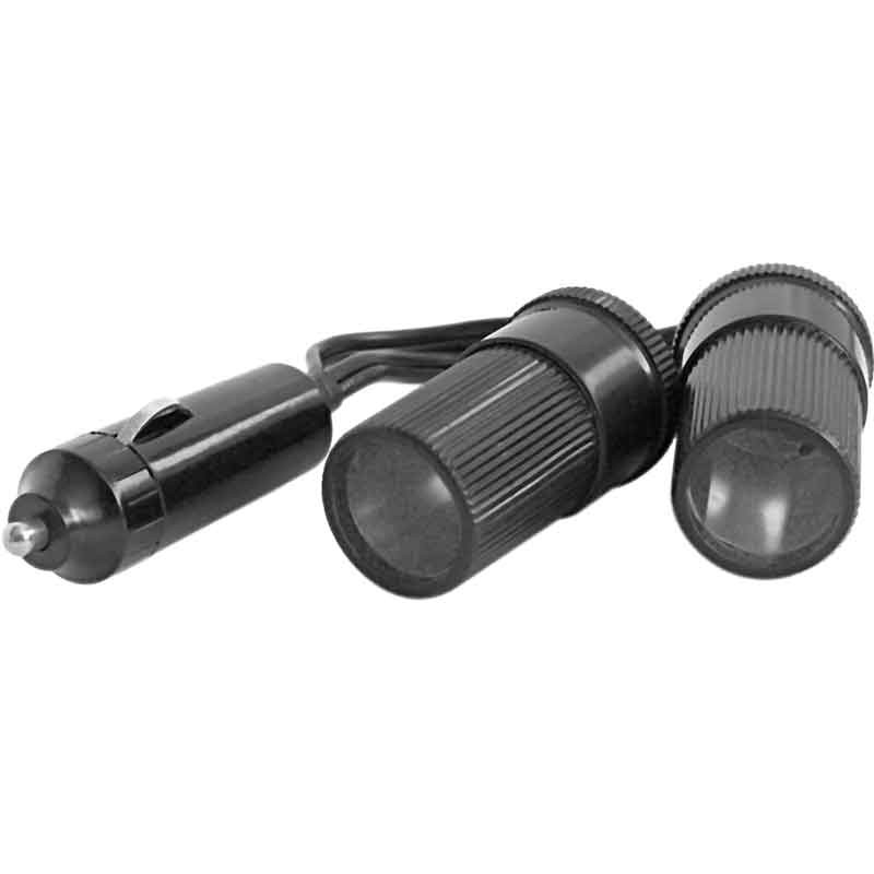 Accessories Unlimited AUCB58 Dual Socket Cigarette Plug Adapter