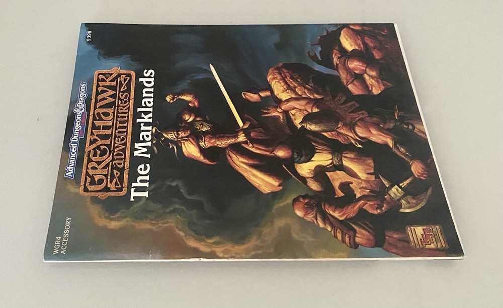 WGR4 The Marklands Dungeons & Dragons AD&D Greyhawk- With Map