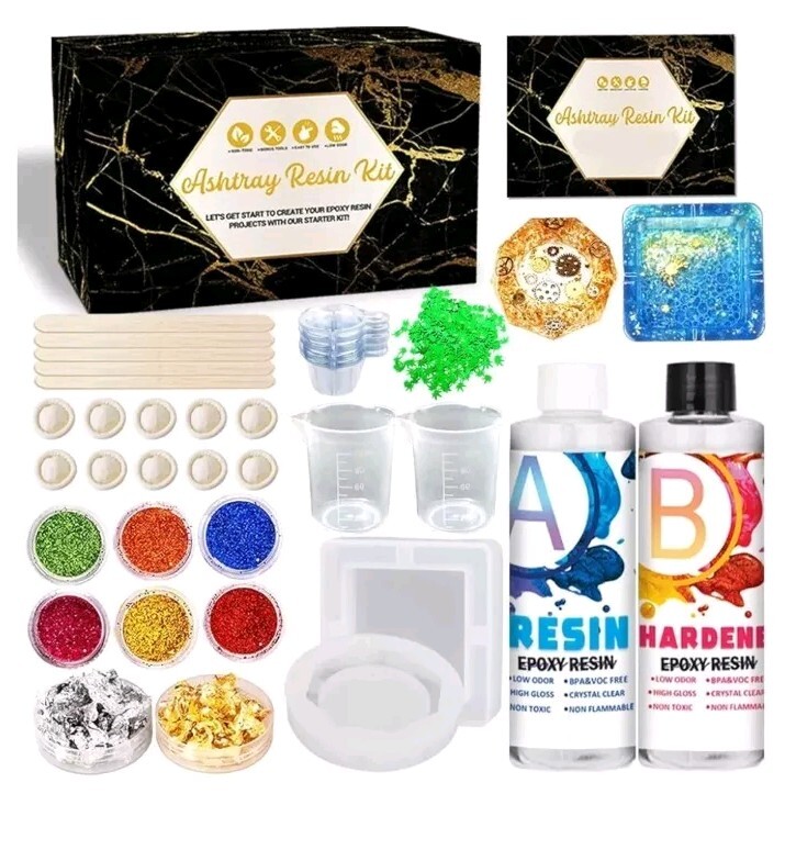 GraceDuck Ashtray Epoxy Resin Kit NIB