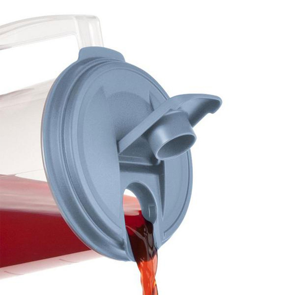 Sterilite 2-Quart Blue Plastic Hinged Pitcher, 18-Pack