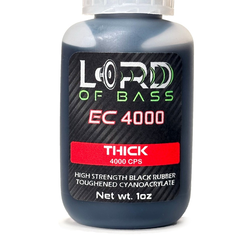 1oz Black Flex Thick CA Glue Bottle EC4000