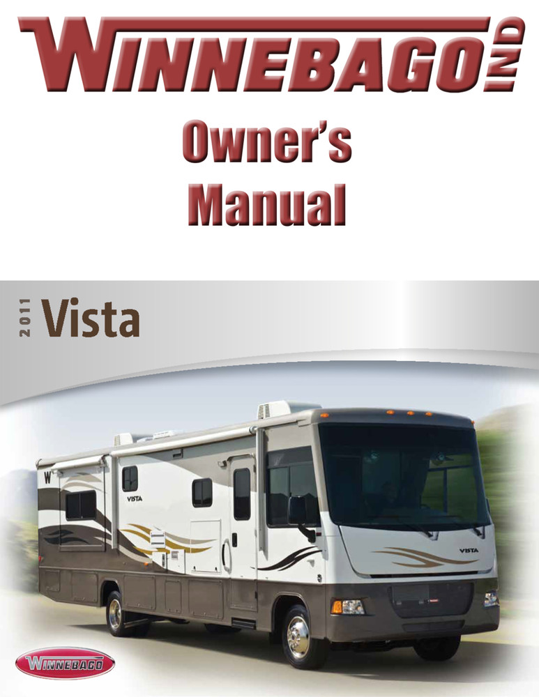 2011 Winnebago Vista Home Owners Operation Manual User Guide