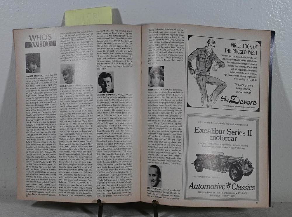 8 Vintage BALLET Programs, Various Dates 1955-80 BARYHSNIKOV, FONTEYN, NUREYEV