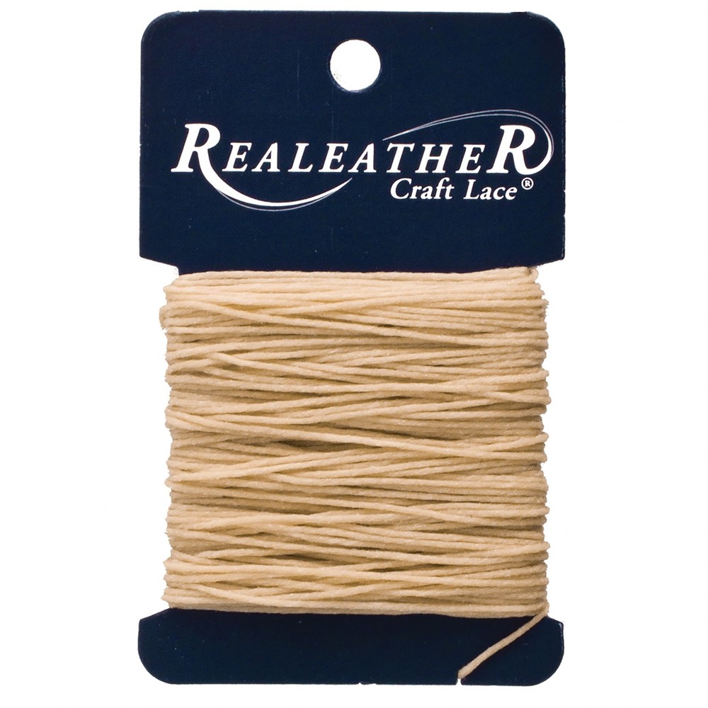 Realeather(R) Crafts Waxed Thread 25yd-Tan
