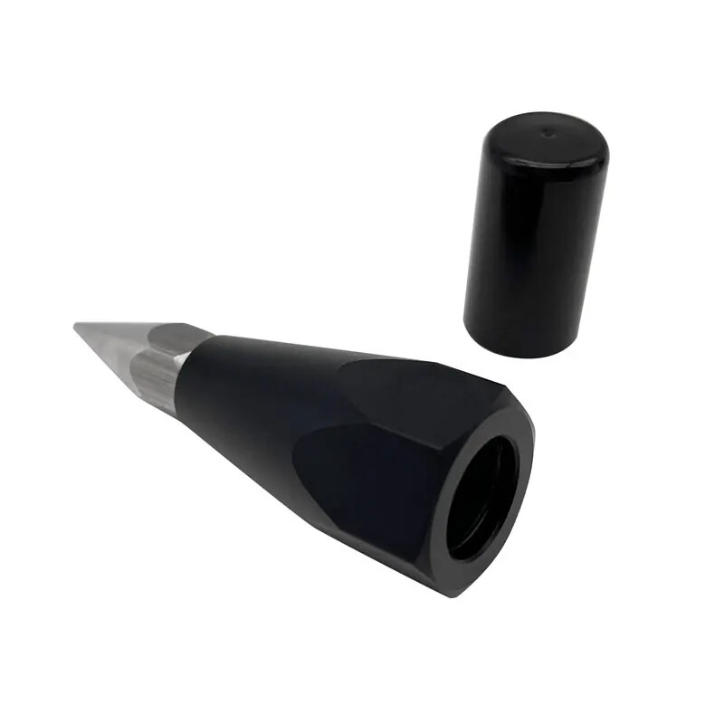 2PCS Prism Pole Point Sharp Tip with 5/8 Internal Thread for Surveying Rod