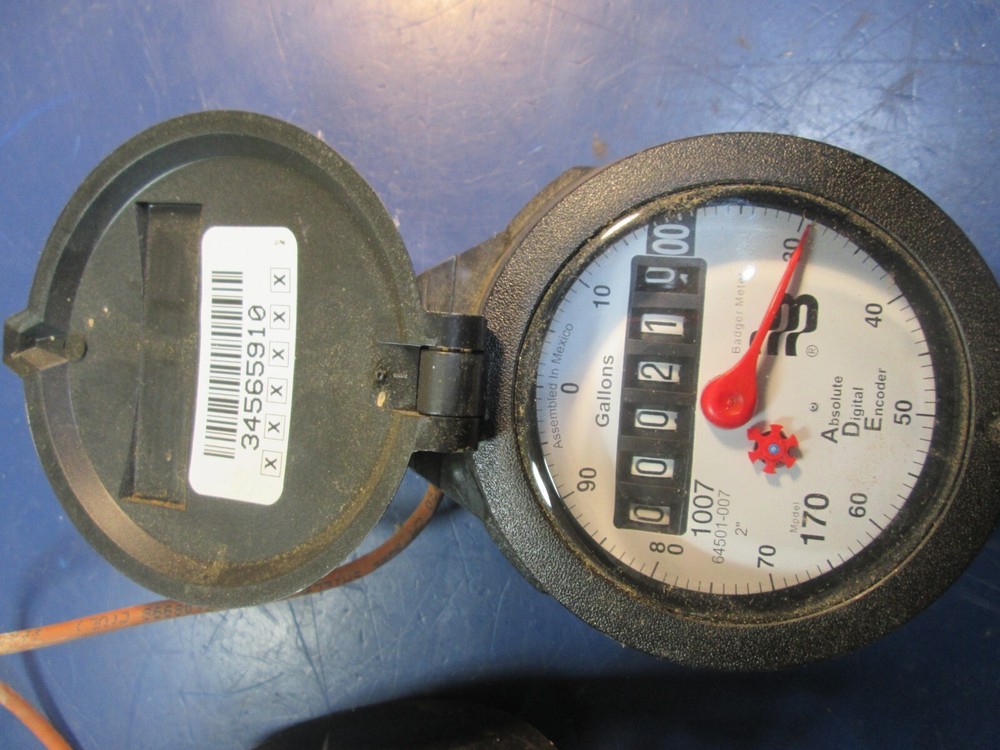 Badger Absolute Digital Encoder 64501-007 2" Water Meter