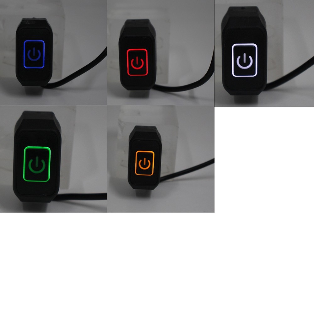 Plug-Play Headlight On/Off Switch Knob Switch Round Plug for Sur Ron