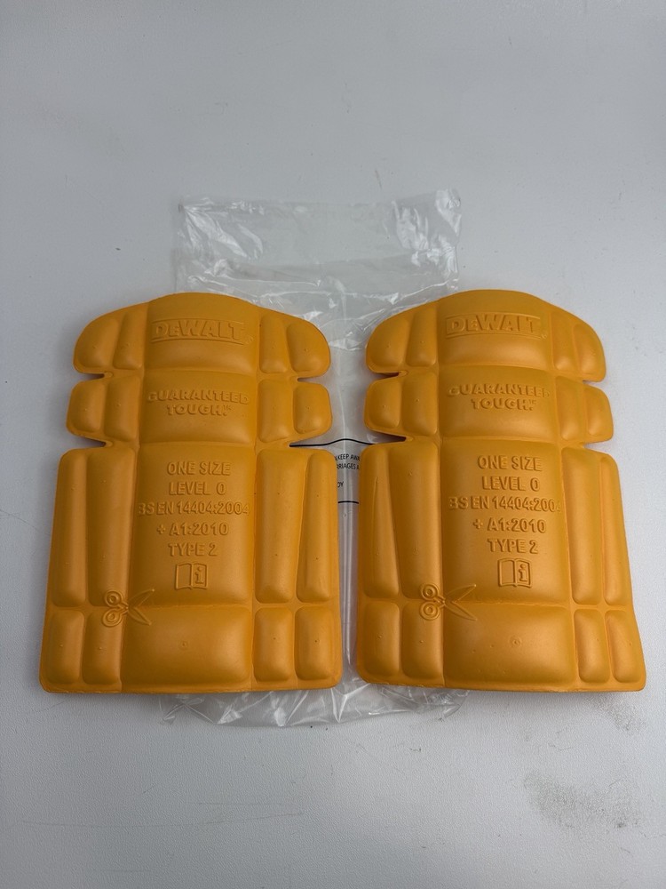 Dewalt Knee Pad Inserts Work Trouser Pants One Size Flooring NEW