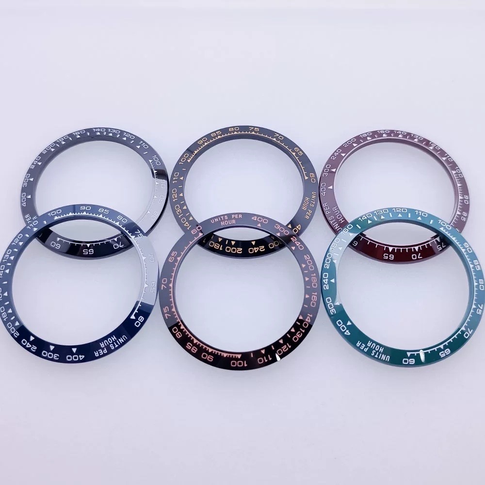 Watch Bezel Ring Insert Solid 39.3mm for VK 63 Rolex Daytona with 3M Tape