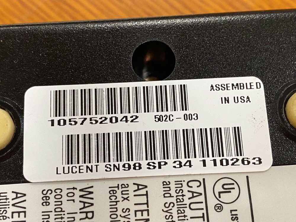 😉 NEW LUCENT TECHNOLOGIES 502C HEADSET ADAPTER 105 752 042