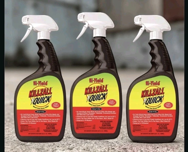 3 PK Hi-Yield Killzall Quick RTU  Non-Selective Systemic Herbicide 32 fl oz