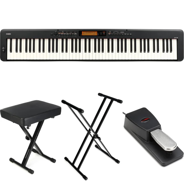 Casio CDP-S360 Compact Digital Piano Essentials Bundle