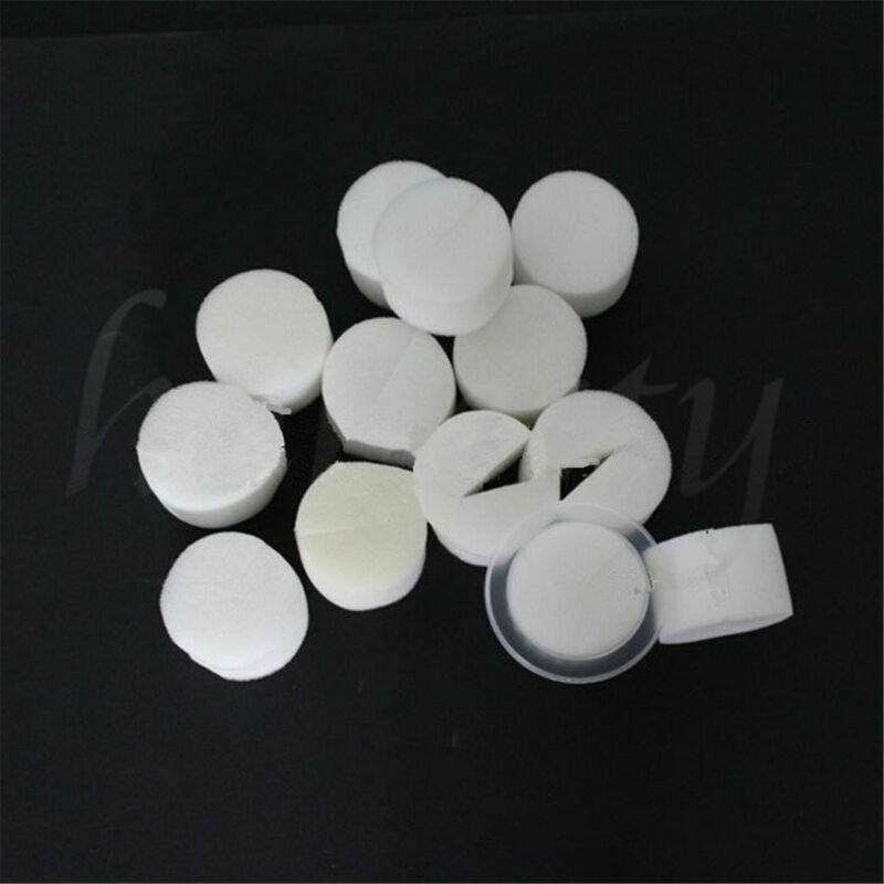 100pcs White Clone Cloning Collar Sponge Insert Hydroponic Root Guard Mesh Pot