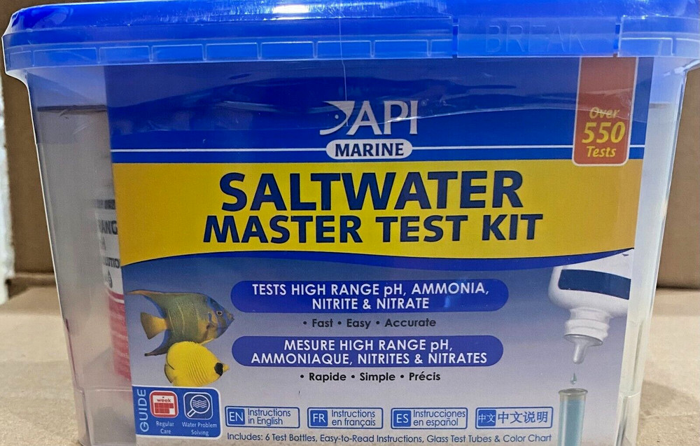 API MARINE SALTWATER MASTER TEST KIT, EXP 10 - 2027 & UP!