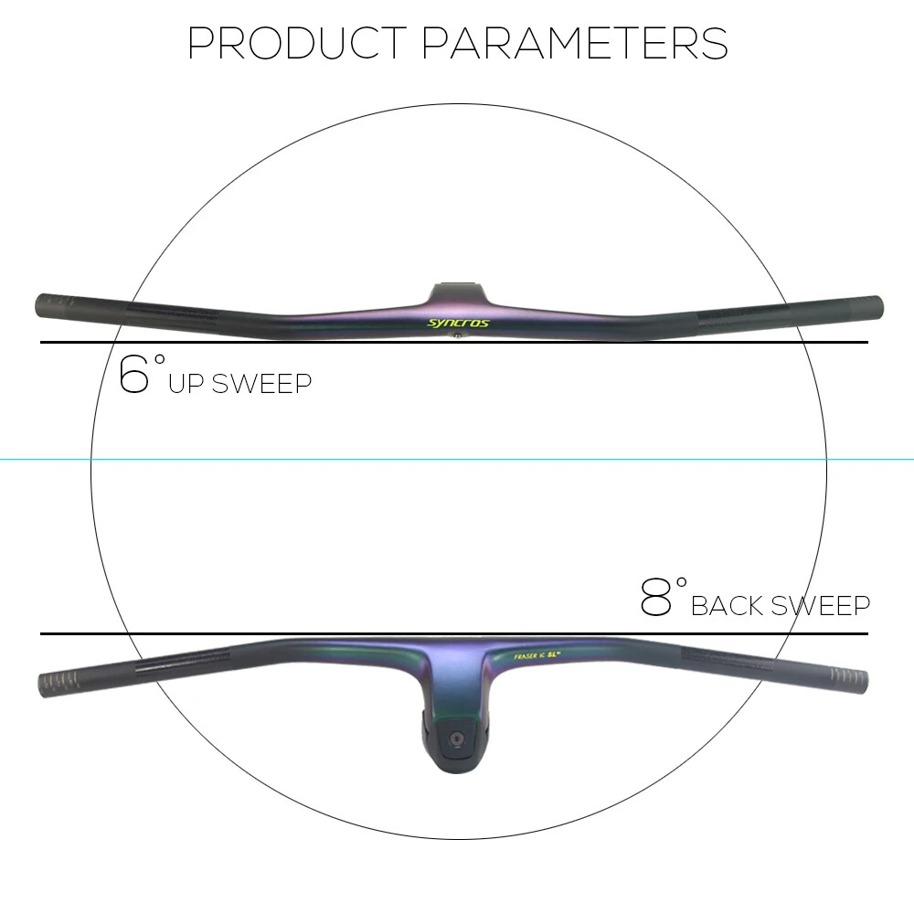 Superlight Full Carbon MTB Integrated Handlebar with Computer Mount