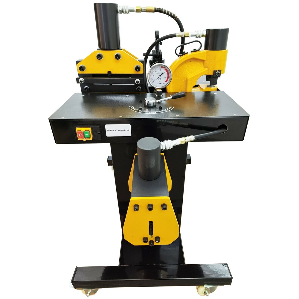 200 Type Electric Multi-Functional 4-in-1 Busbar Processing Machine 750W