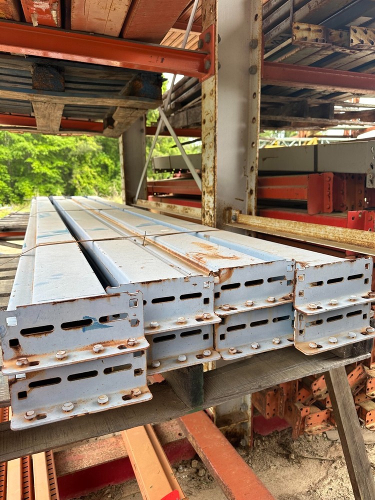 144”x6” Old Style Pallet Racking Teardrop Beams