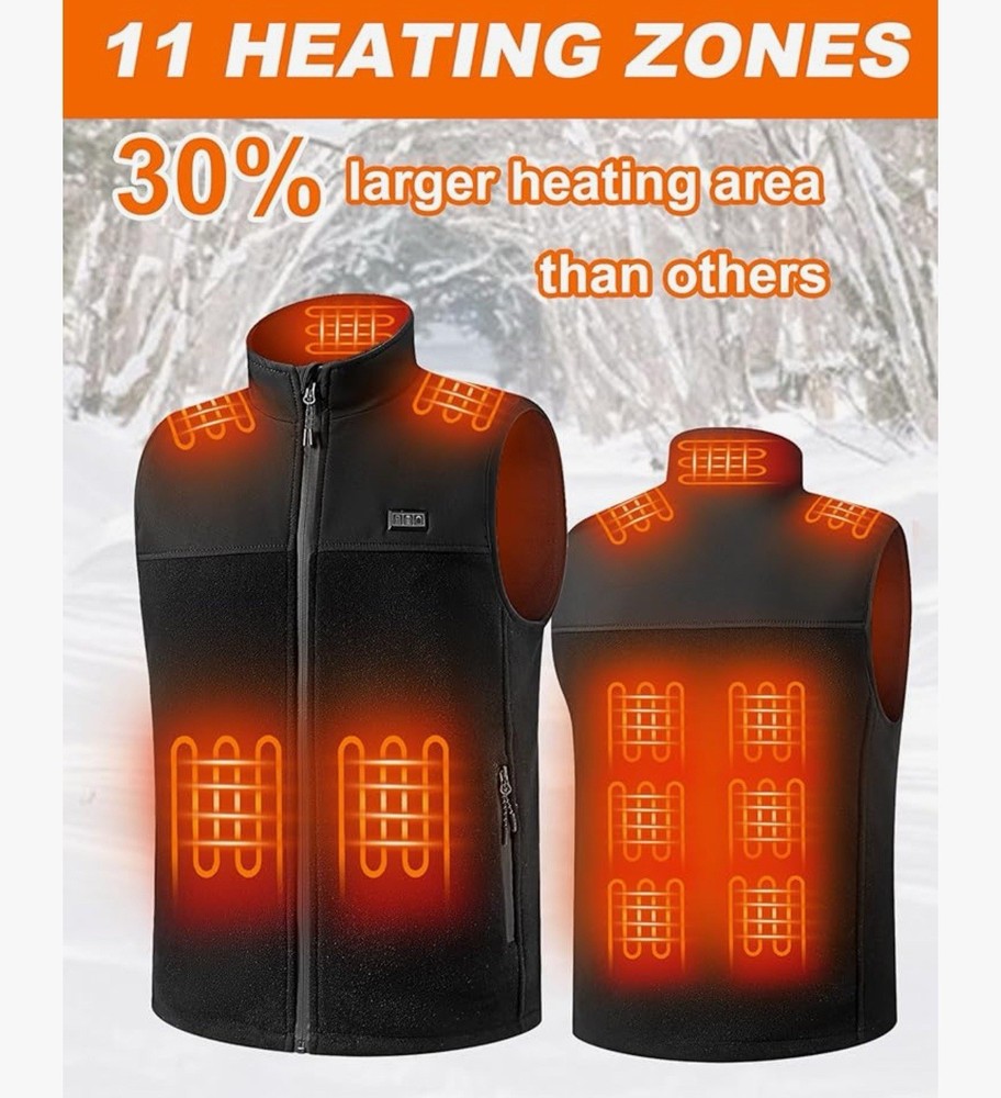 Heated Vest for Men Size M Open Box