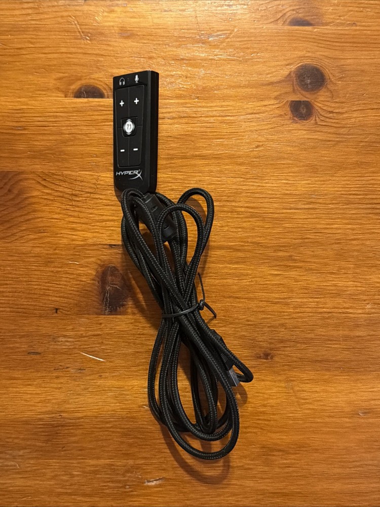 HyperX Cloud II Replacement Wired USB Audio Controller Cable w/ 7.1 button