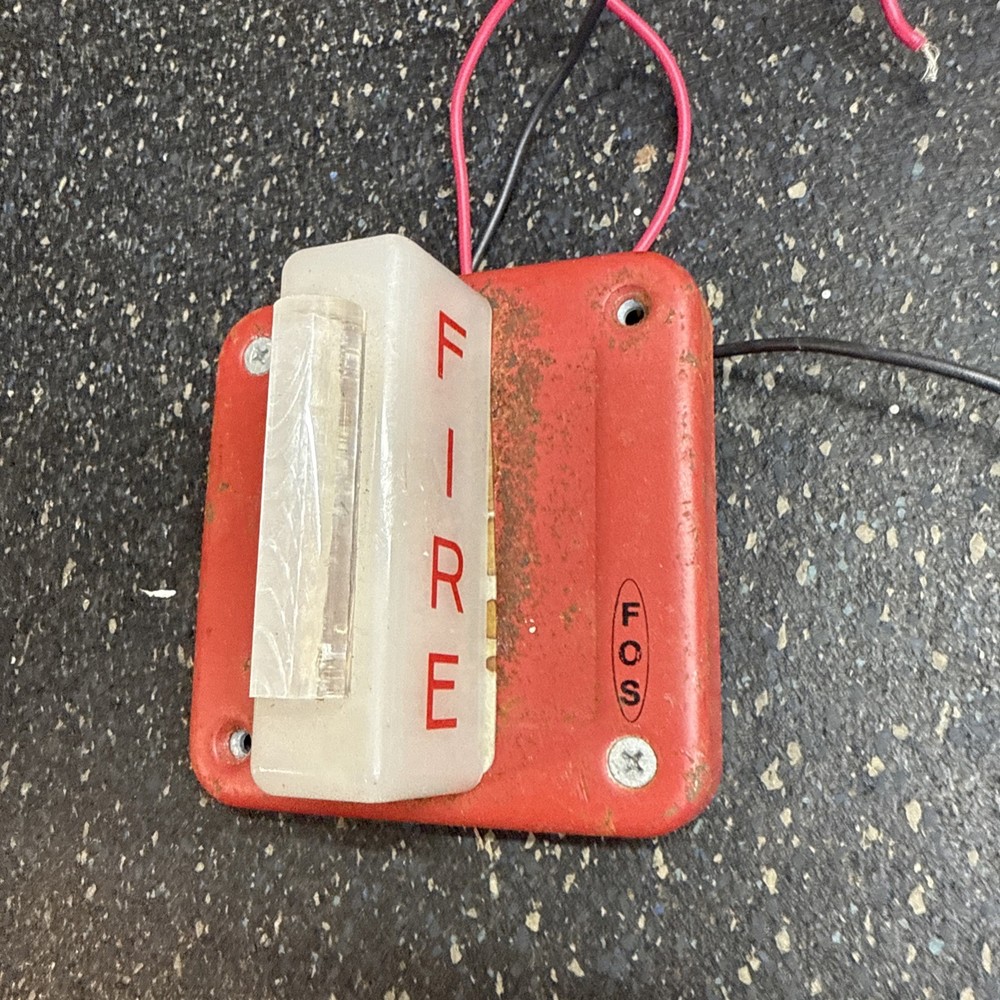 FOS FARADAY FIRE STROBE RED Vintage