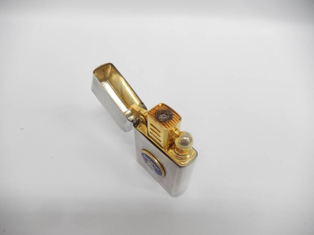 BURBERRY Gas Lighter Silver without box