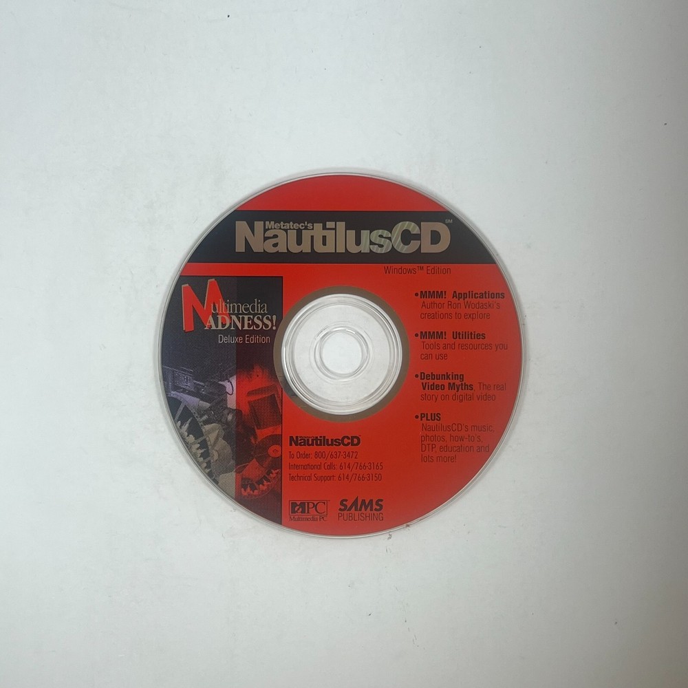 Metatec's Nautilus CD, Multimedia Madness Deluxe Edition (PC)