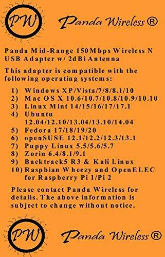Panda Mid Range 150Mbps Wireless N USB Adapter w/ 2dBi Antenna