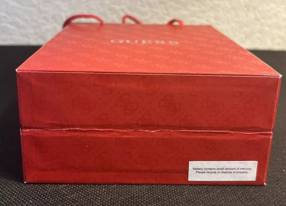 Guess RED Empty Watch Presentation Storage Box