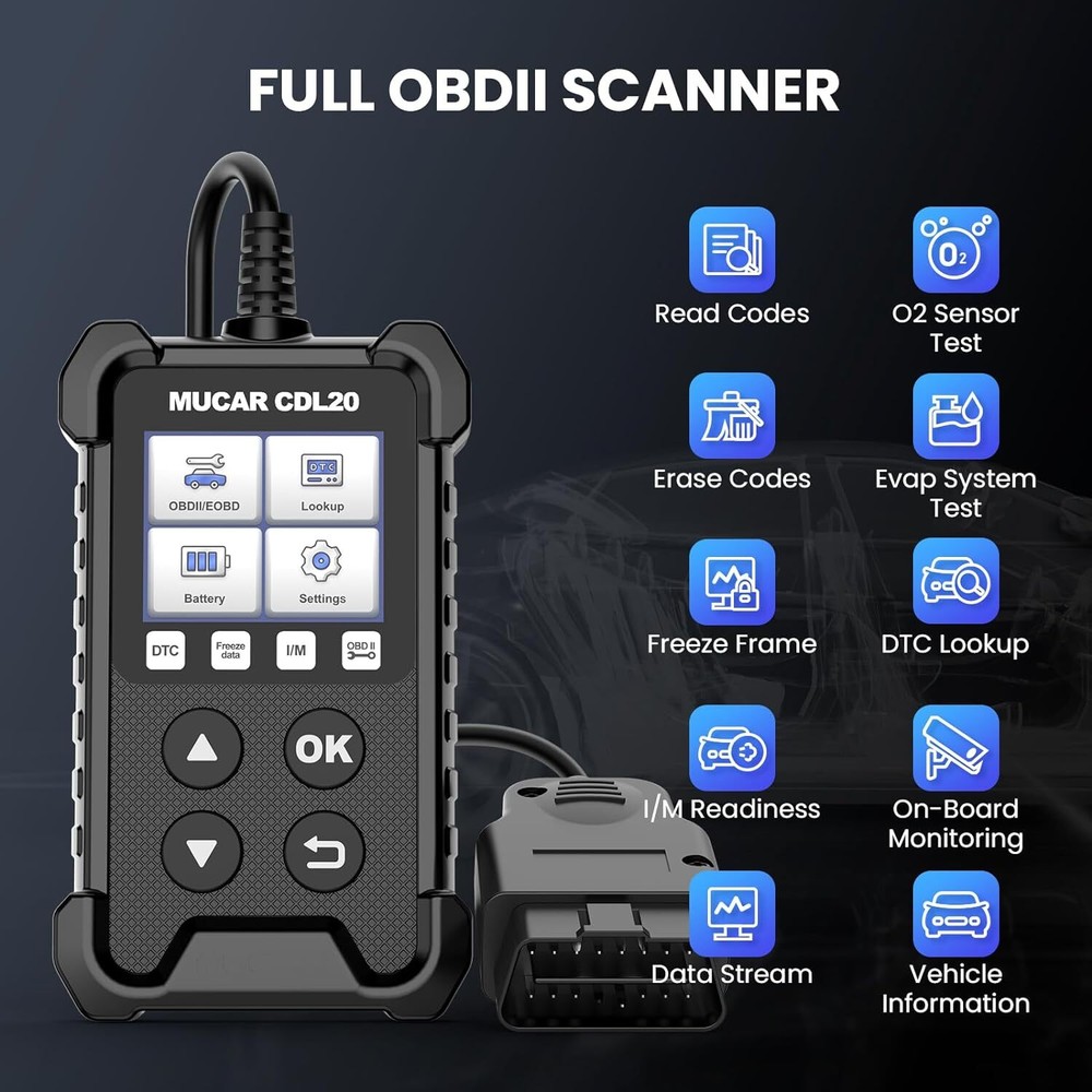 Mucar CDL20 obd2 reader Car Diagnostic Scanner Automotive OBD fault code reader