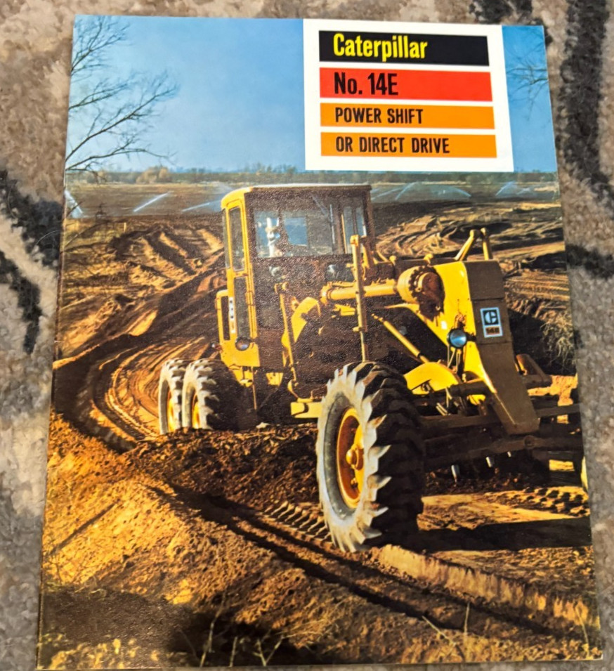 Caterpillar No. 14E Motor Grader Brochure AMIL25