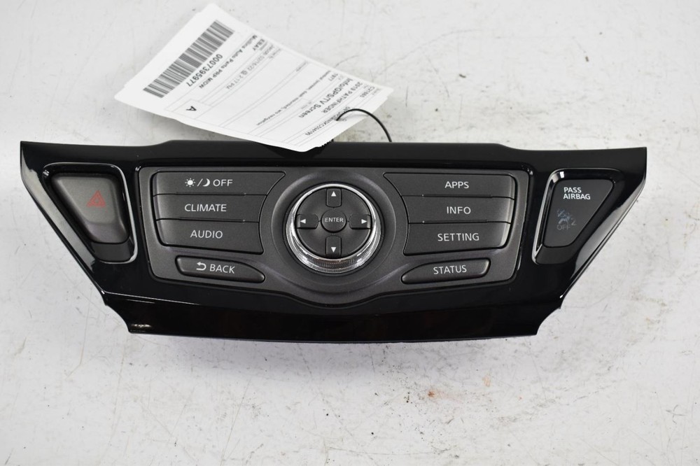 2019 Nissan Pathfinder Dash Control Panel OEM Used 594-10275 Reprogram Required