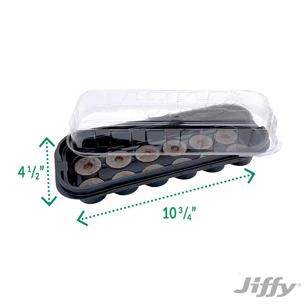 12 Peat Pellet Seed Starting Greenhouse Kit
