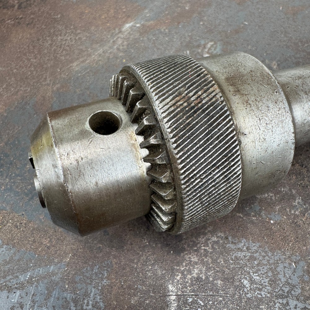 Vtg ALMOND Co. Drill Chuck Model 40 - 8" Length